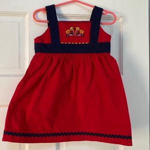 Beautiful dress for a 90cm high girl. Never worn, but without tag.